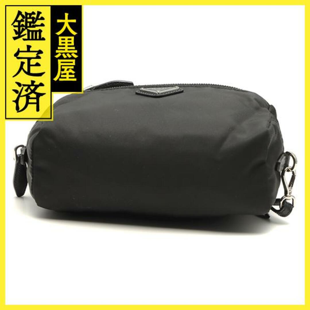 美品【PRADA】プラダ ポーチ ダークグレー 194