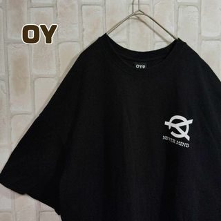 OY - オーワイ　OY　Tシャツ　半袖　ジッパー　黒　白