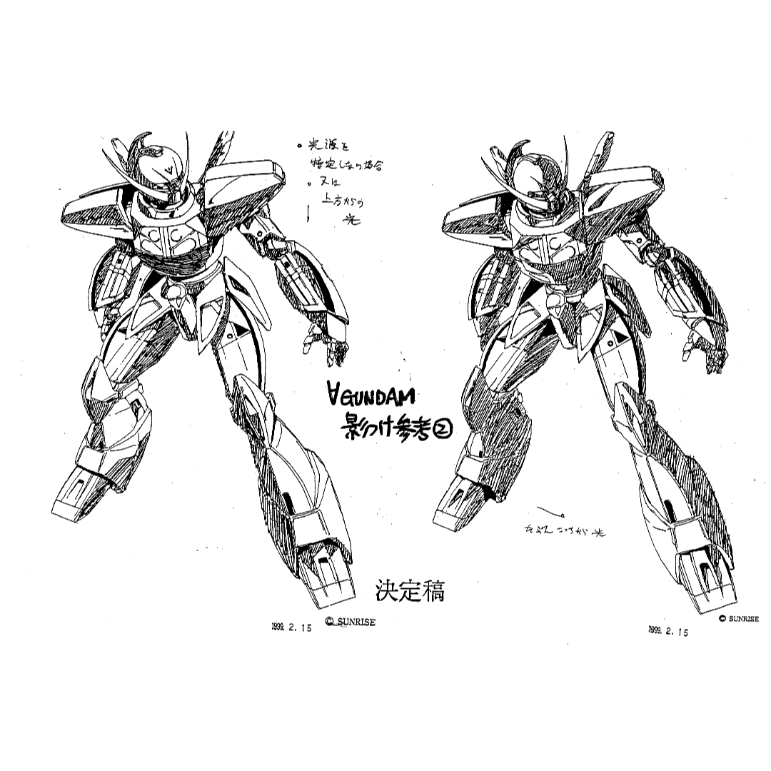 147枚　∀ガンダム設定資料 147枚 設定資料集 ∀ガンダム ターンエーガンダムTurn A Gundam