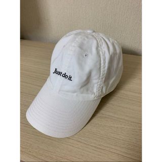 ナイキ(NIKE)のNIKE 白キャップ『JUST DO IT.』(キャップ)