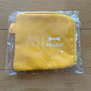 マクドナルド(マクドナルド)の【新品】マクドナルド BRUNO コインポーチ 黄色(ノベルティグッズ)