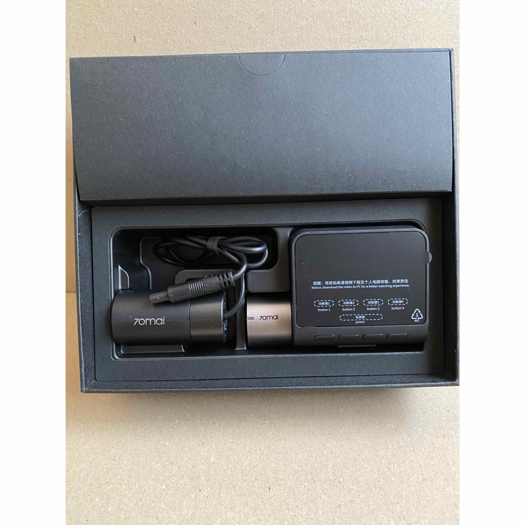 新品 70mai Sony製F/RカメラProSet+配線オプション多数 自動車/バイクの自動車(セキュリティ)の商品写真