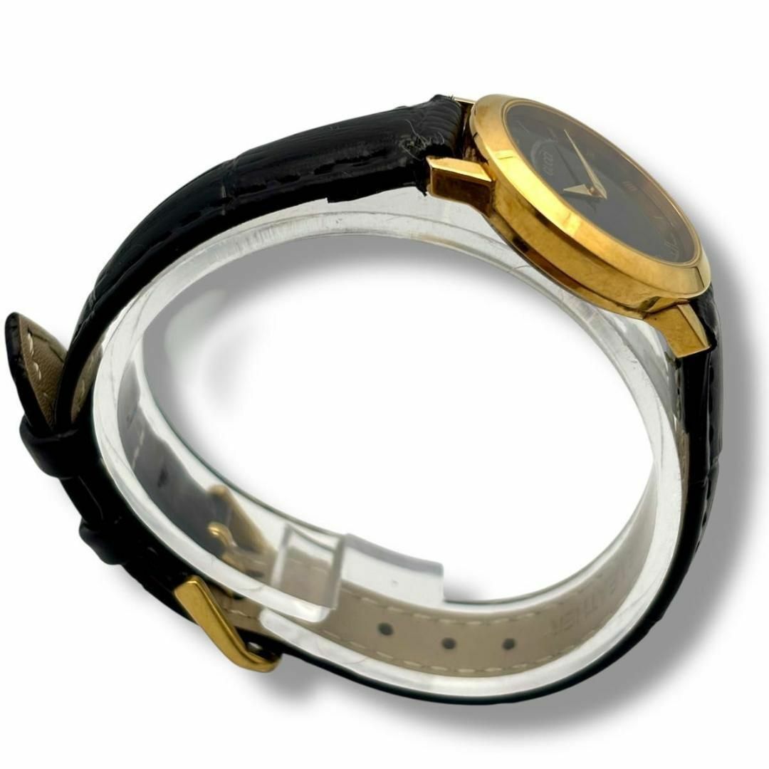 GUCCI グッチ ブラックライン QZ 黒文字盤 1NBG レディース