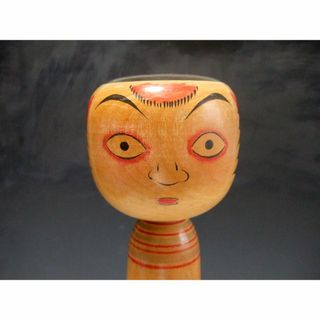 伝統こけし 中ノ沢 本多信夫作  たこ坊主 高さ37㎝ Kokeshi doll(置物)