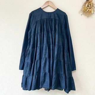 Merlette - Merlett ロンハーマン デニム SOLIMAN DRESS インディゴ