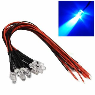ジオラマ電飾に チップ 5mm 20本入り3-12V ＬＥＤ 電車模型 建物模型(その他)