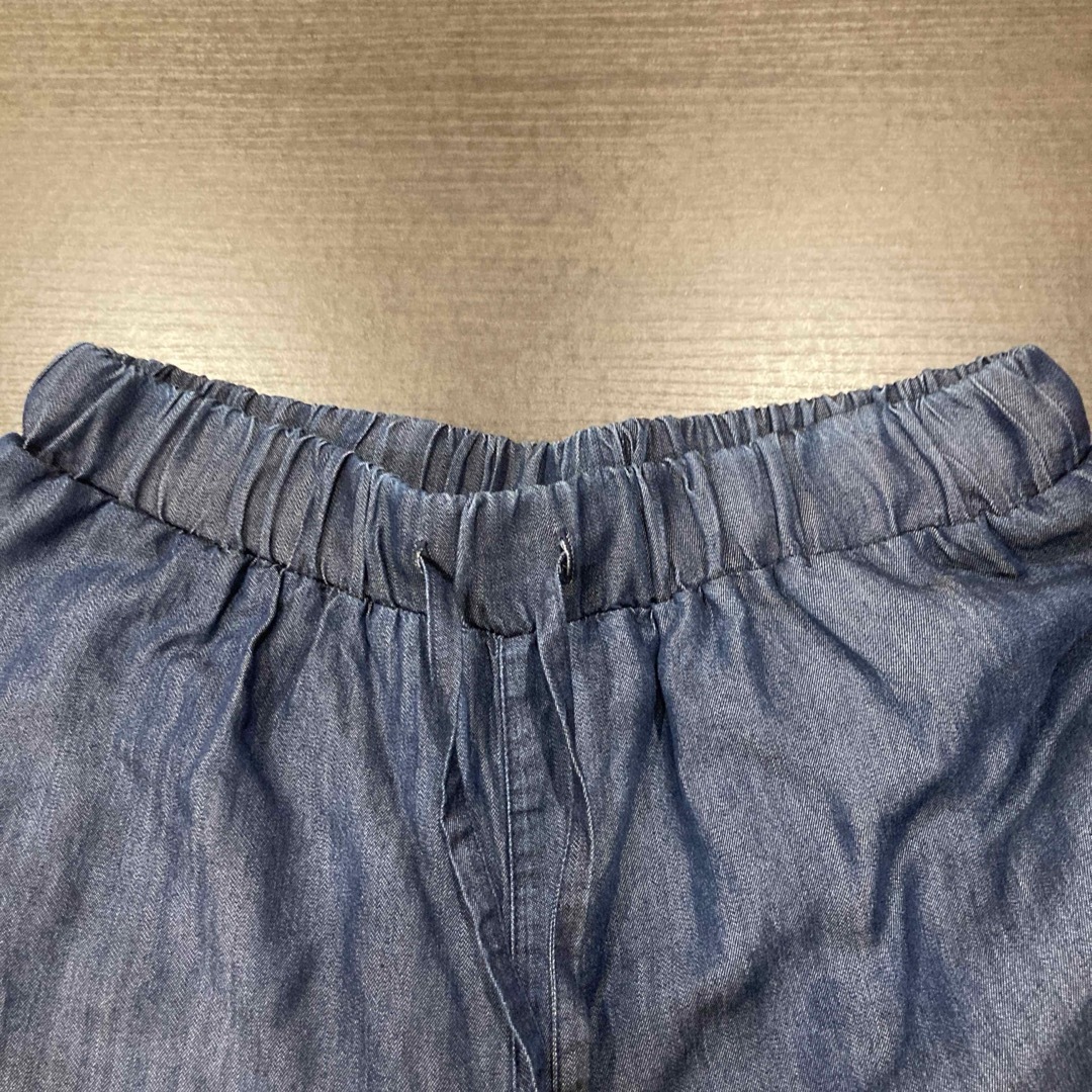 ★新品未使用★ワイドパンツ テンセルパンツ ブルー レディースのパンツ(カジュアルパンツ)の商品写真