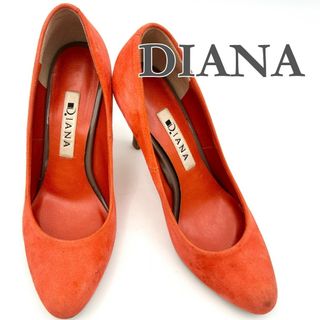 ダイアナ(DIANA)のDIANA ハイヒール スエード ピンヒール オレンジ 226T(ハイヒール/パンプス)