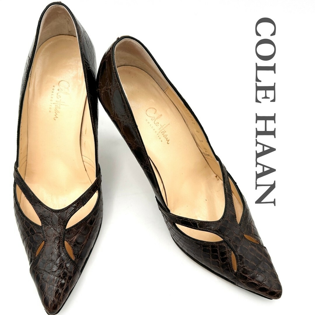 COLE HAAN ブラックハイヒール - メルカリ