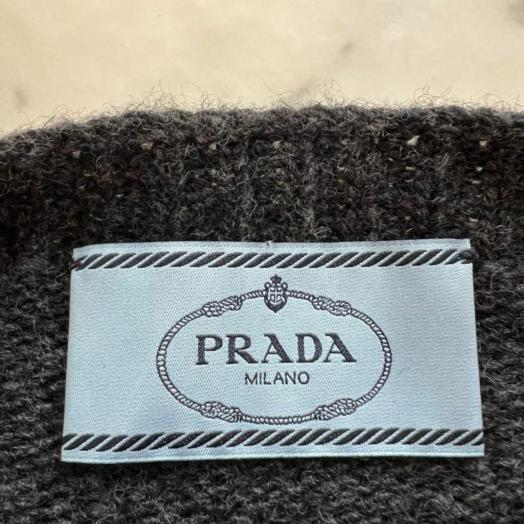 PRADA - PRADA 現行タグ 2016SS カシミヤウール ロケット柄