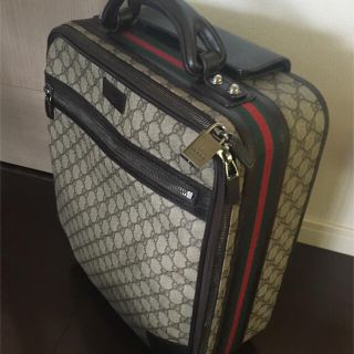 グッチ(Gucci)の美品特価☆GUCCIグッチ☆GG柄スーツケース☆機内持ち込み可能サイズ(スーツケース/キャリーバッグ)