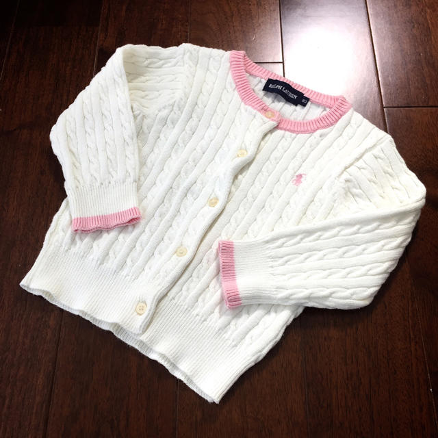 Ralph Lauren(ラルフローレン)のラルフローレン 80 カーディガン キッズ/ベビー/マタニティのベビー服(~85cm)(カーディガン/ボレロ)の商品写真