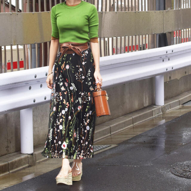 Ameri VINTAGE(アメリヴィンテージ)の新作♡ameri amellia tulle skirt♡todayful好き レディースのスカート(ロングスカート)の商品写真