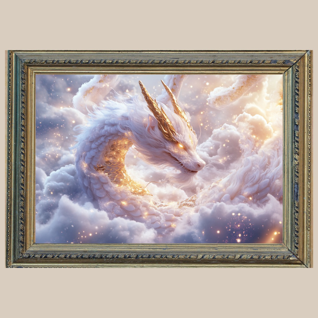 西海様専用☆ 白龍ヒーリングアート 開運絵画 龍ノツカイ - メルカリ