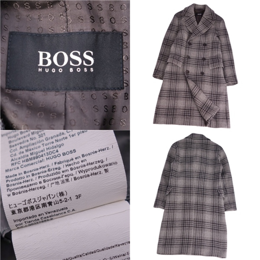 HUGO BOSS - 極美品 ヒューゴボス HUGO BOSS コート ダブル