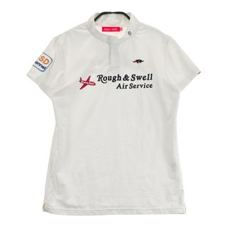 サイズ：M ROUGH&SWELL ラフアンドスウェル  半袖Tシャツ カモノハシ  ホワイト系 [240101482543] ゴルフウェア レディース ストスト(ウエア)
