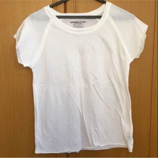 ジーナシス(JEANASIS)のYHI様専用 新品 ホワイト 切りっぱなしTシャツ(Tシャツ(半袖/袖なし))