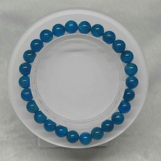 ★早い者勝ち大特価★透明感のある濃厚な青♡ブルーアパタイト ブレスレット 7mm