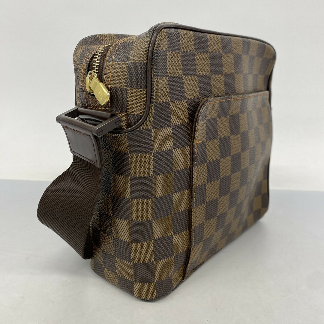 【美品】 ルイヴィトン ショルダーバッグ ダミエ オラフ ブラウン LOUIS VUITTON ルイヴィトン オラフPM ダミエ ショルダーバッグ