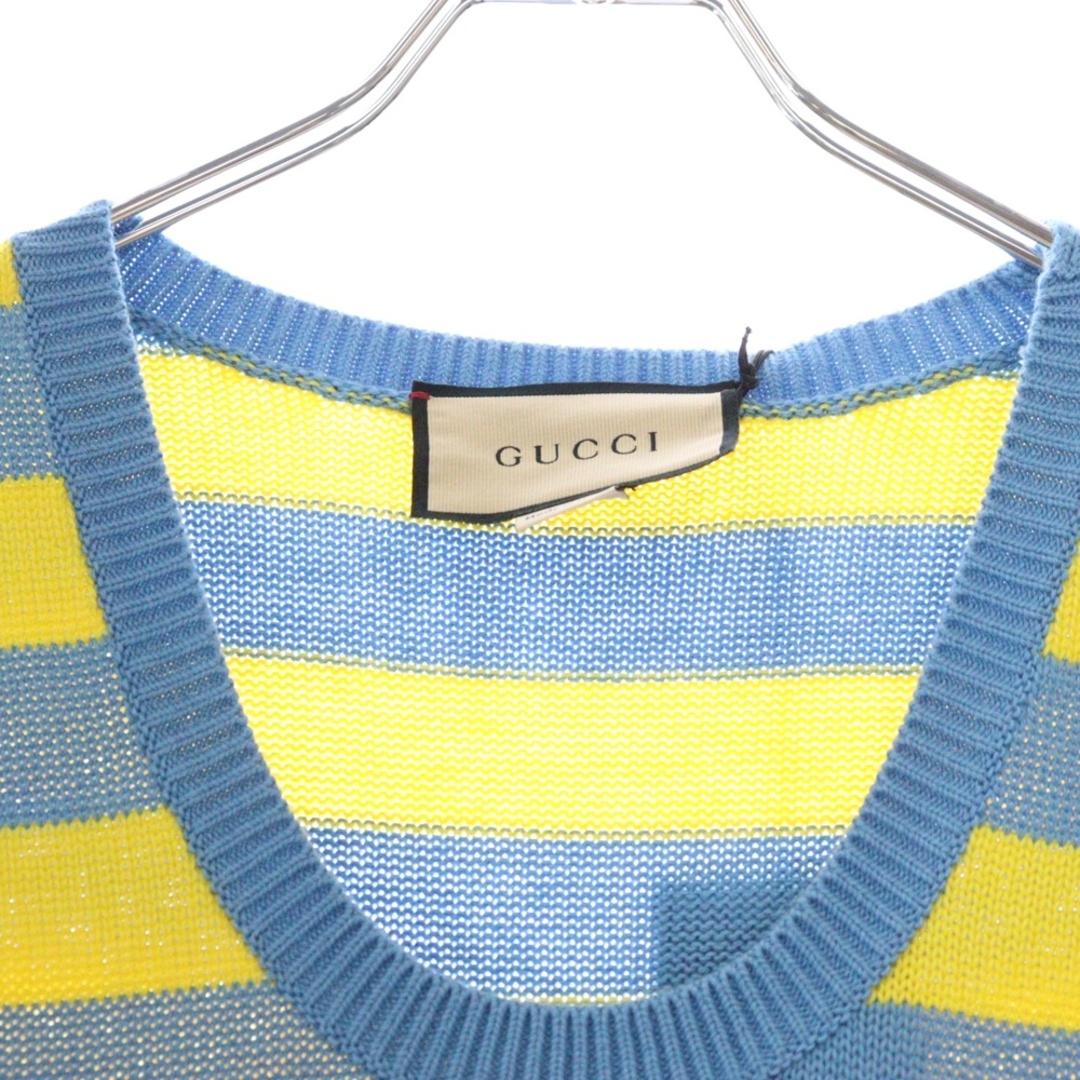 GUCCI - GUCCI グッチ 23AW アニマル 刺繍 マキシ丈 ボーダー