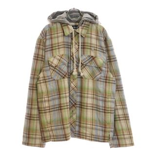 アクネストゥディオズ(Acne Studios)のAcne Studios アクネ ストゥディオズ 24AW Hooded overshirt jacket フード付き オーバーサイズ チェックシャツジャケット マルチカラー FA-UX-OUTW000148(その他)