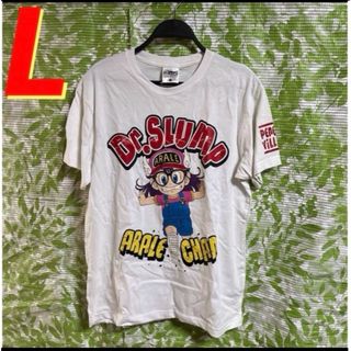 L☆ドクタースランプ/アラレちゃん★メンズプリントTシャツ★白/ホワイト(Tシャツ/カットソー(半袖/袖なし))
