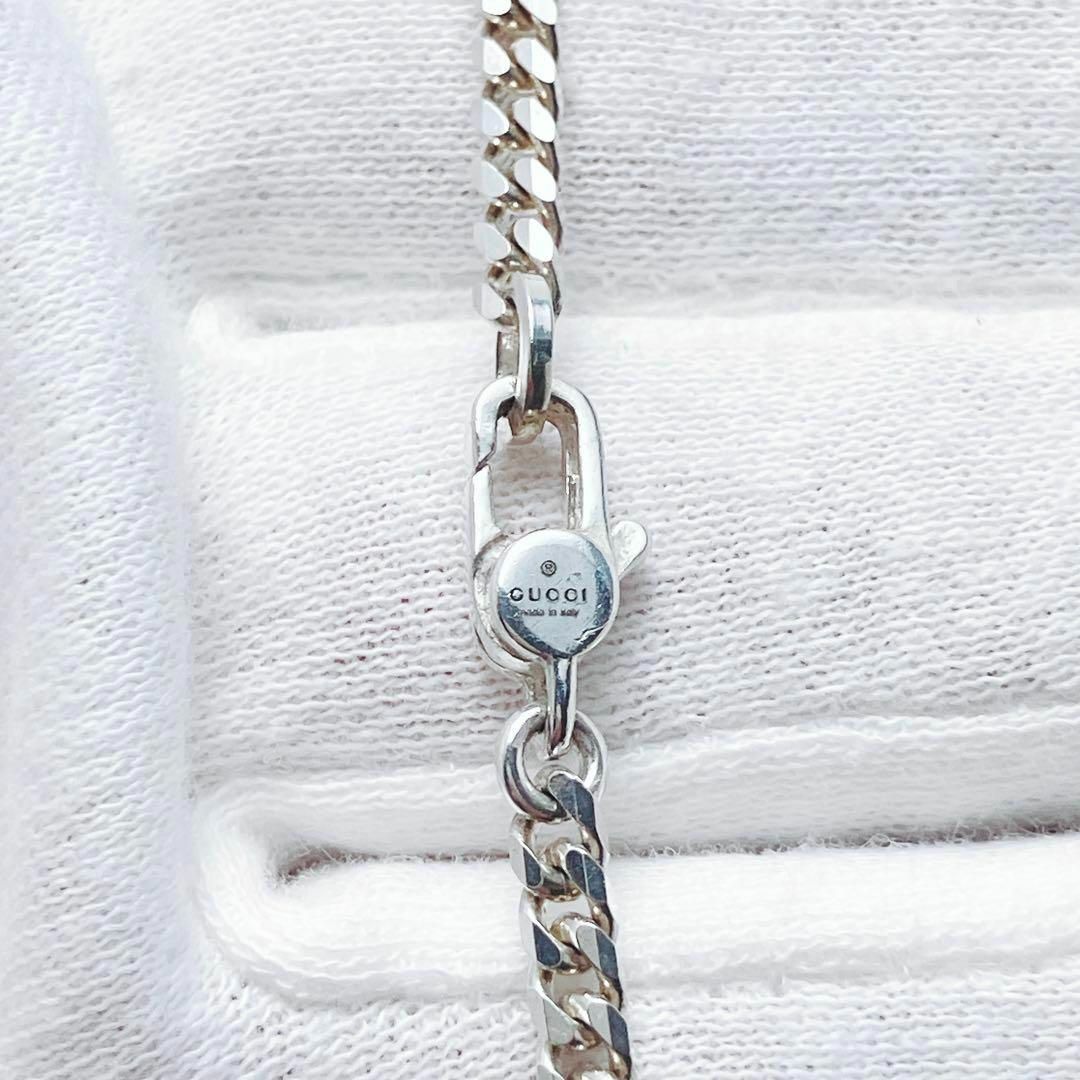 GUCCI - 洗浄済 グッチ GUCCI 925 ネックレス シルバー メンズ