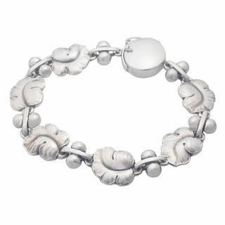 ジョージジェンセン(Georg Jensen)のジョージ・ジェンセン GEORG JENSEN リーフ ブレスレット 96 シルバー925(ブレスレット/バングル)