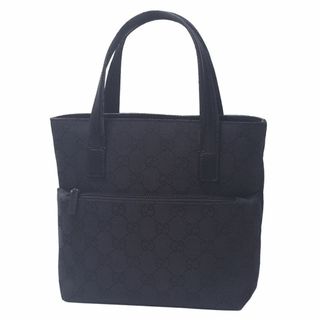 グッチ(GUCCI)のグッチ GUCCI GGキャンバス ミニトート ハンドバッグ 002・1079 ブラック キャンバス レザー(ハンドバッグ)