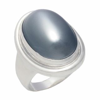 ジョージジェンセン(Georg Jensen)のジョージ・ジェンセン GEORG JENSEN ヘマタイト リング 46A 11号 シルバー925(リング(指輪))