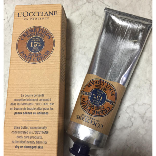 L'OCCITANE(ロクシタン)の[未使用］ロクシタン シアフットクリーム コスメ/美容のボディケア(フットケア)の商品写真