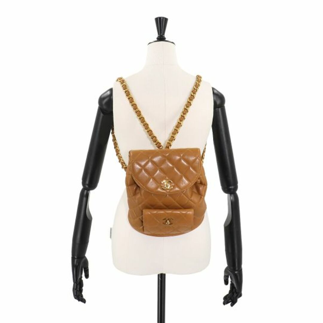 CHANEL シャネル マトラッセ リュックサック ダークブラウン
