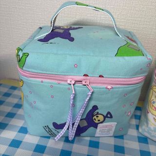 ハンドメイド♡テレタビーズ♡ビンテージシーツ♡バニティ♡ポーチ(ポーチ)