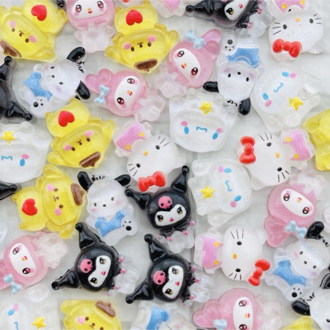 サンリオ キャラクター ネイル パーツ まとめ♡ ハンドメイドの素材/材料(各種パーツ)の商品写真