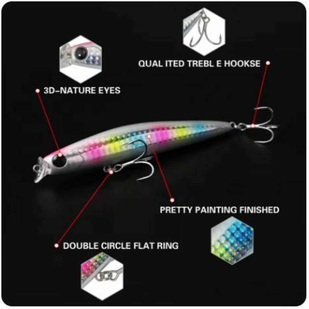 フローティングミノー 110mm 17g スポーツ/アウトドアのフィッシング(ルアー用品)の商品写真