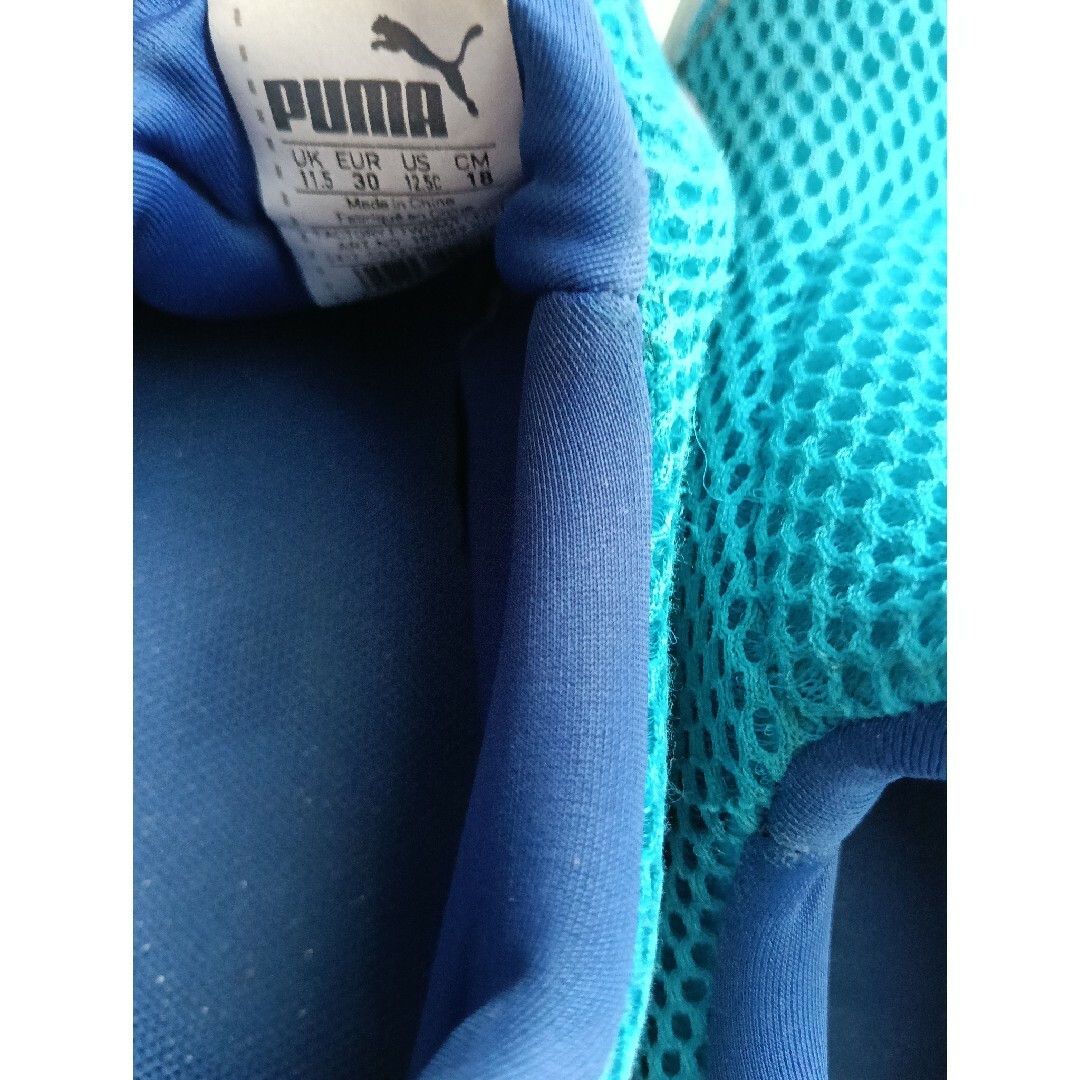 PUMA(プーマ)の最終値下げ  プーマ バオ スニーカー 18cm 軽量涼しい メッシュスリッポン キッズ/ベビー/マタニティのキッズ靴/シューズ(15cm~)(スリッポン)の商品写真