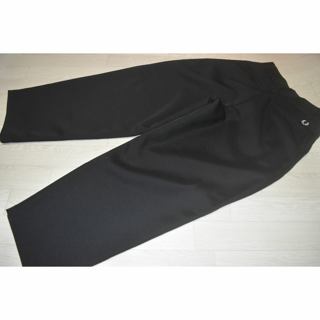FRED PERRY - フレッドペリー 黒 ワイドパンツ 36の通販 by Wu