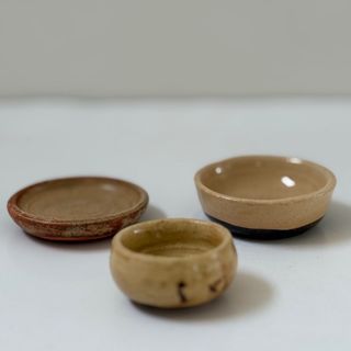 豆皿　小皿　3点セット【ヴィンテージ】1990年代　(食器)