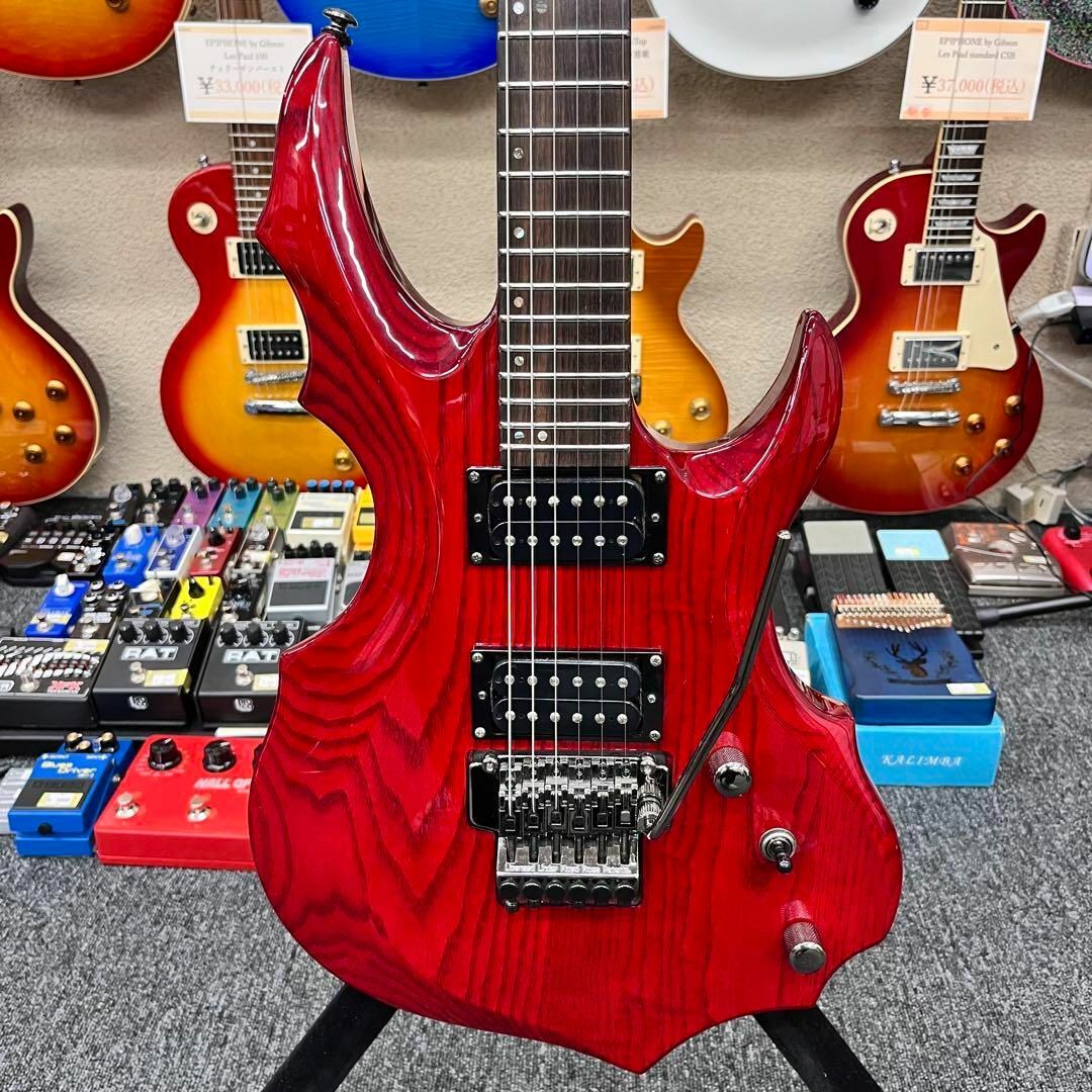 Electric Guitar Grass Roots Les Paul Type Cherry Red Color