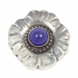 ジョージジェンセン(Georg Jensen)のGEORG JENSEN ジョージジェンセン 189 ブローチ シルバー925/ラピスラズリ(ブローチ/コサージュ)