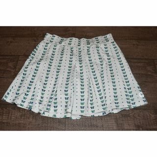 トリーバーチ(Tory Burch)のトリーバーチスコート ホワイト 緑 青　M　テニス・ゴルフ(ウェア)