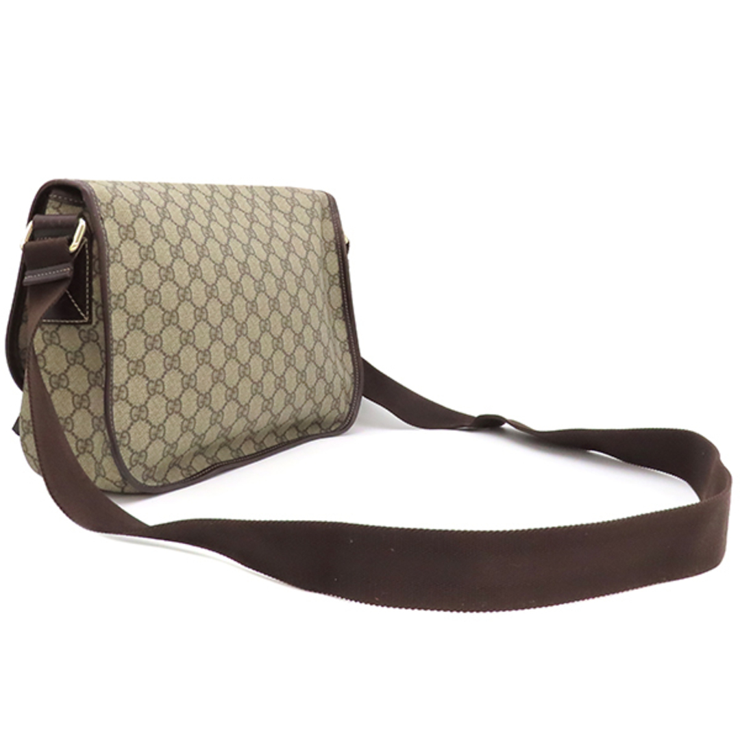 美品】GUCCI グッチ メッセンジャーバッグ ベージュ キャンバス