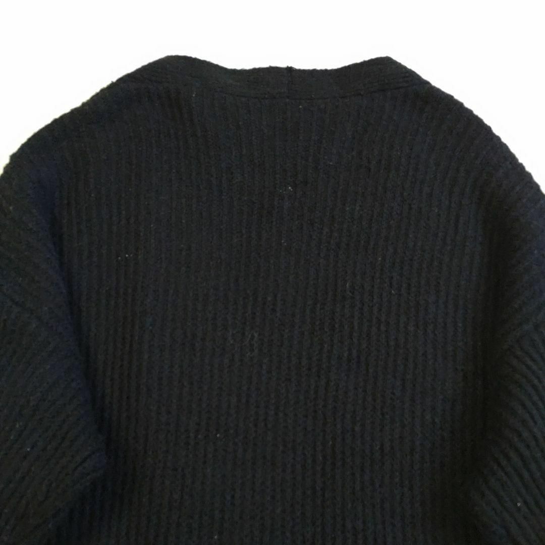 PICCIN(ピッチン)のPICCIN ピッチン ロングカーディガン ガウン モヘヤ ウール 黒 M レディースのトップス(カーディガン)の商品写真