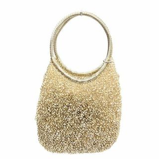 アンテプリマ(ANTEPRIMA)のアンテプリマ 美品 ワイヤーバッグ ハンドバッグ ドロップ型 ゴールド系(ハンドバッグ)