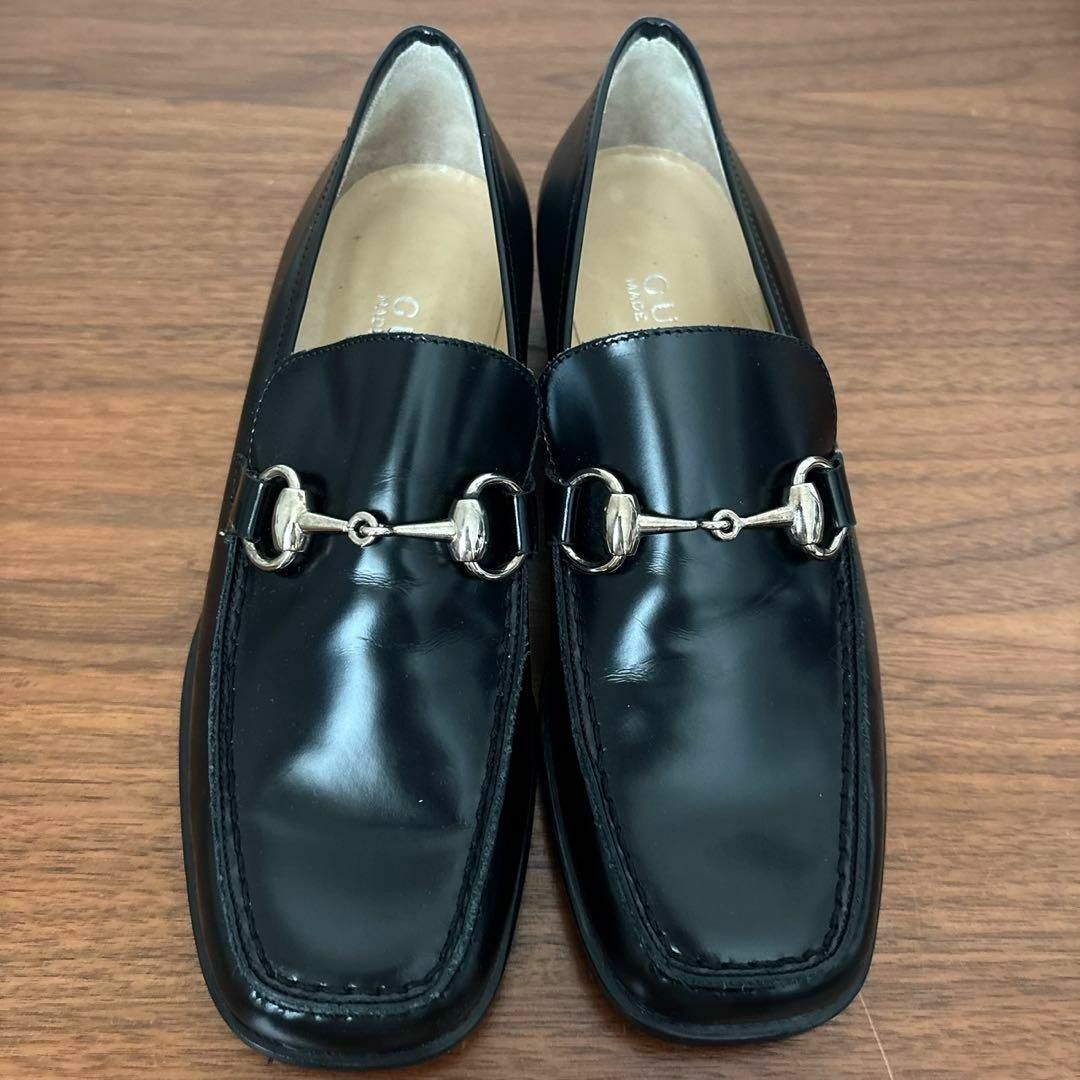 美品 GUCCI ホースビットローファー 黒 Vibramソール 23㎝相当