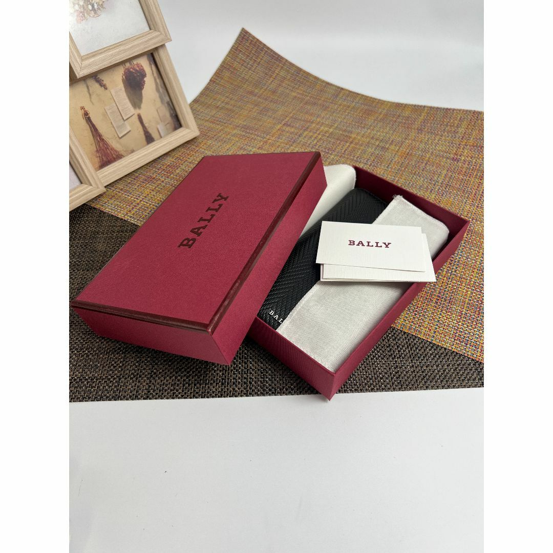 Bally - ✨極美品✨BALLYバリー 長財布 折り財布 ブラックレザー