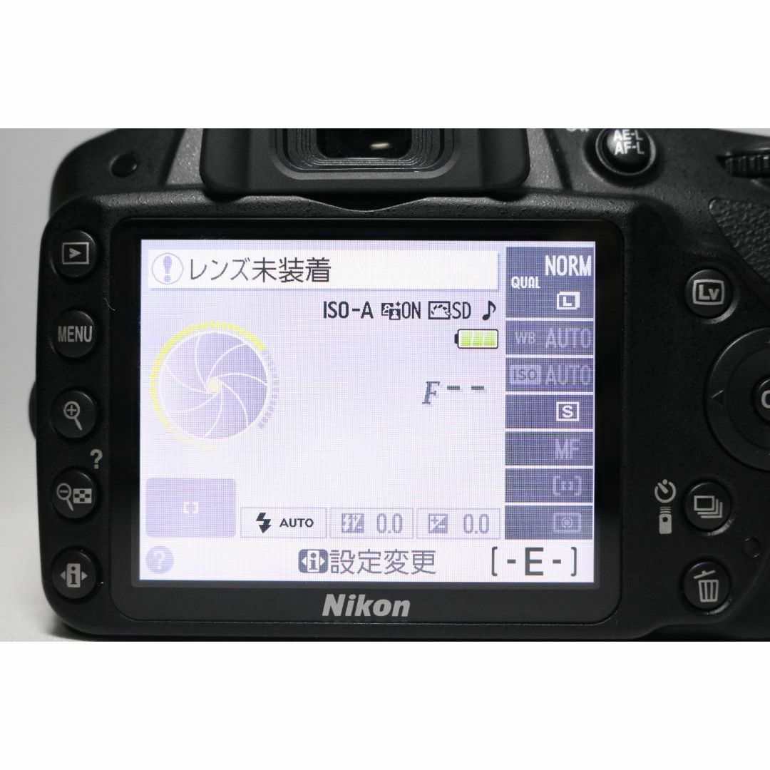 S回数804回 美品⭐初心者セット Nikon D3200⭐一眼レフ スマホ