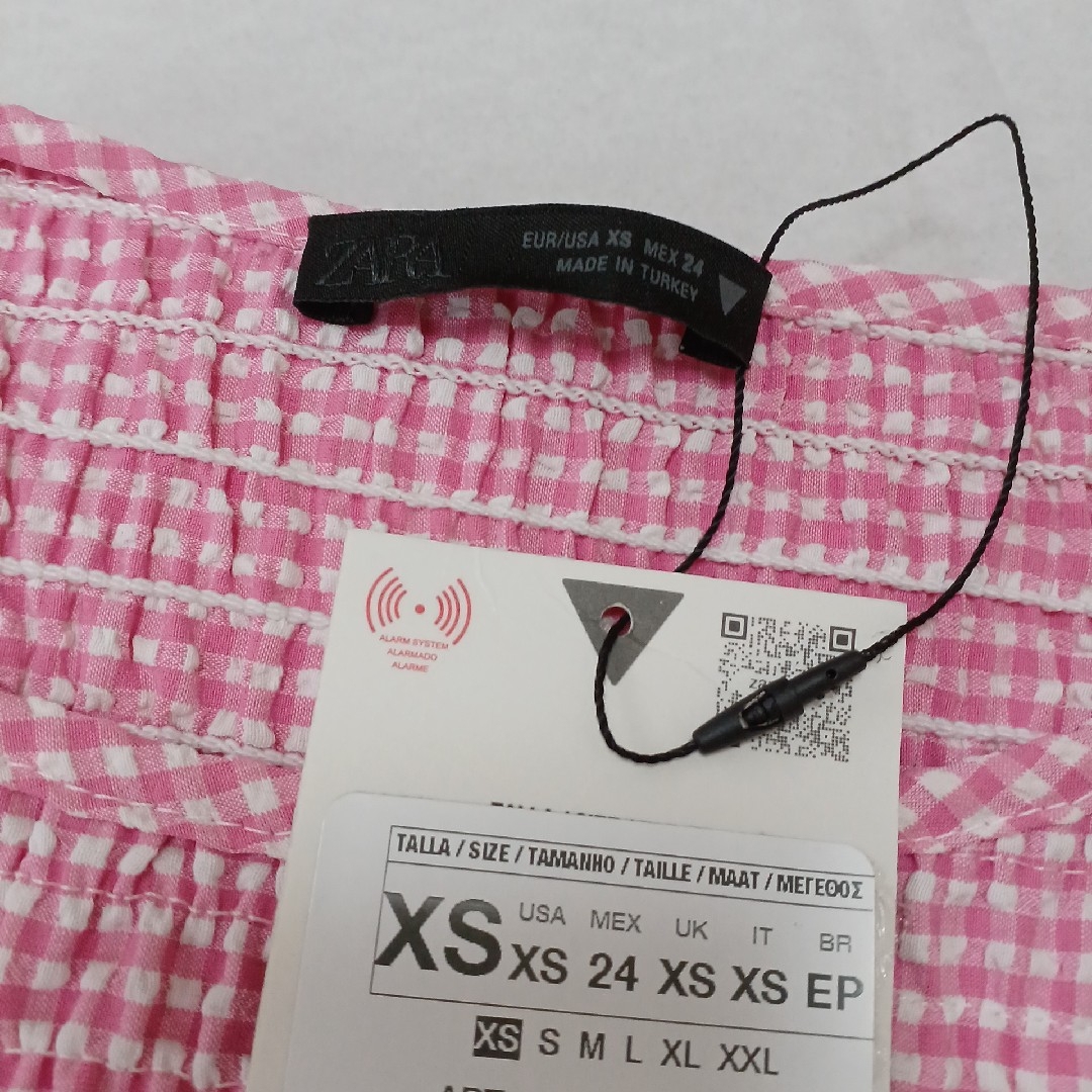 ZARA - ZARA ギンガムチェック柄ミディワンピース XS 完売品の
