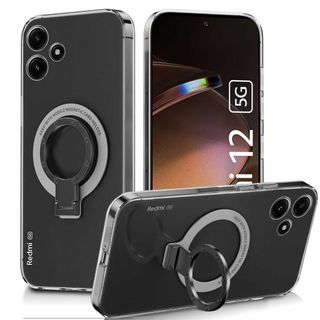 【在庫処分】Redmi 12 5G ケース 透明 リング付き レッドミ 12 5(その他)