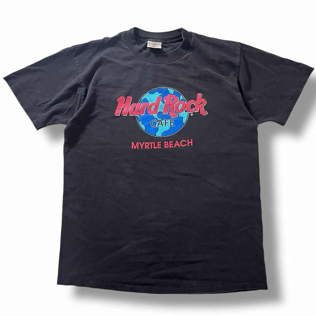 90s USA製 Tシャツ ハードロックカフェ シングルステッチ L フェード メンズのトップス(Tシャツ/カットソー(半袖/袖なし))の商品写真